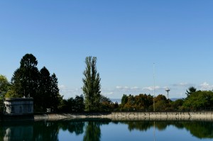 space needle view from volunteer park