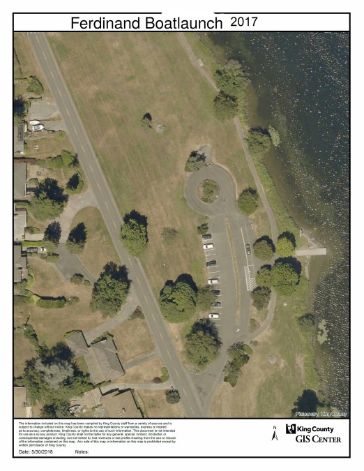 ferdinand street boat launch park in seattle